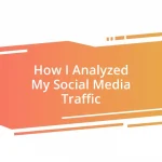 How I Analyzed My Social Media Traffic